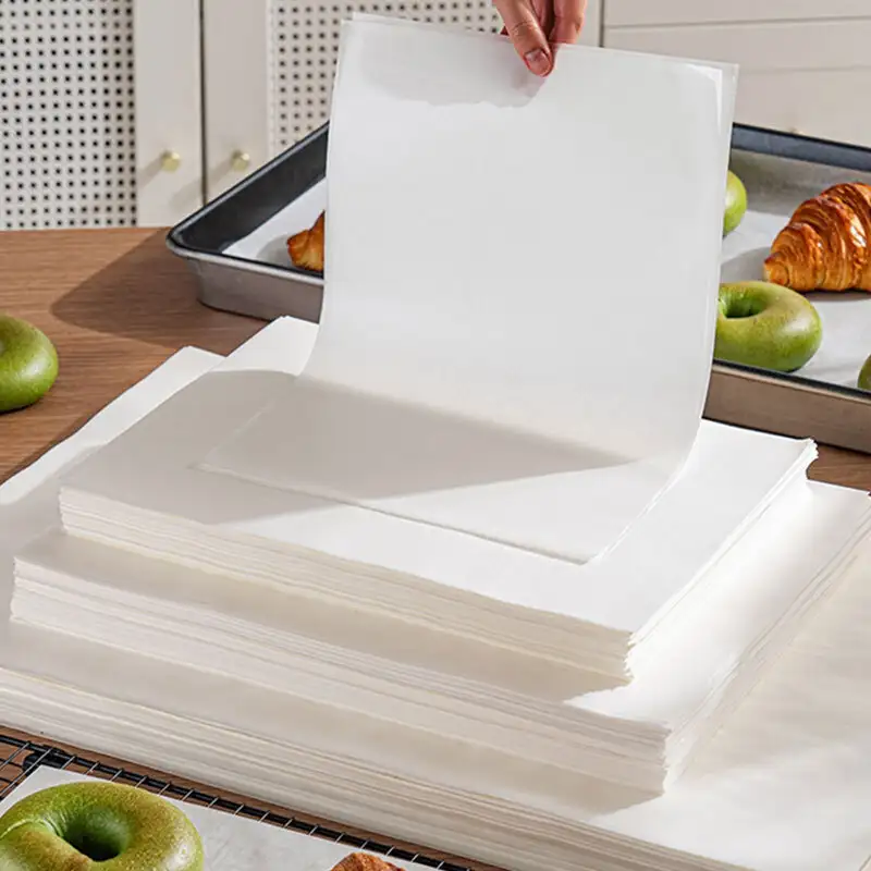 Karta tas-silikonju Ħami Paper Non Stick Karta tas-silikonju Karta tas-silikonju għall Burger Press Serperate Kejk Baking Iffriżar 1