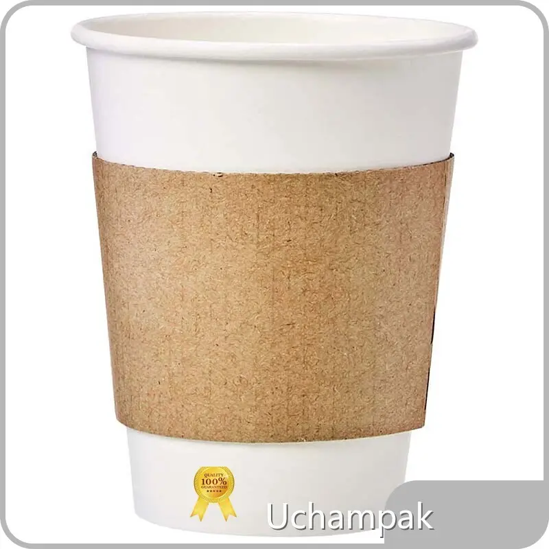 Creative Hot Cup Sleeves Custom with Custom Services for Catering Packaging 1