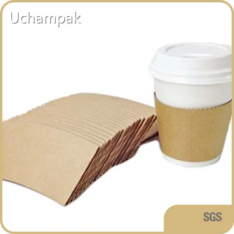 Hot Sellingcustom Paper Cup Sleeves for Takeaway Packaging 1
