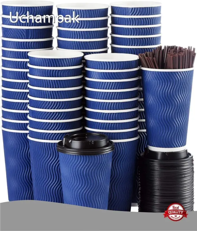 Insulated Paper Cups - for Coffee Shops - Uchampak 1