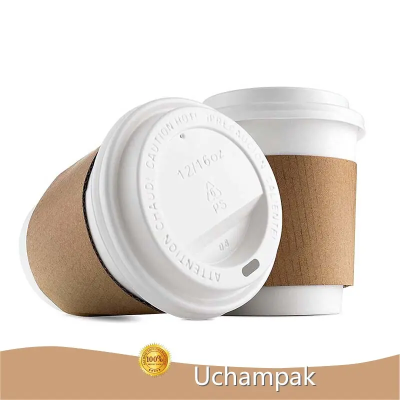 Factory Direct Black Coffee Sleeves for Takeaway Food Packaging 1