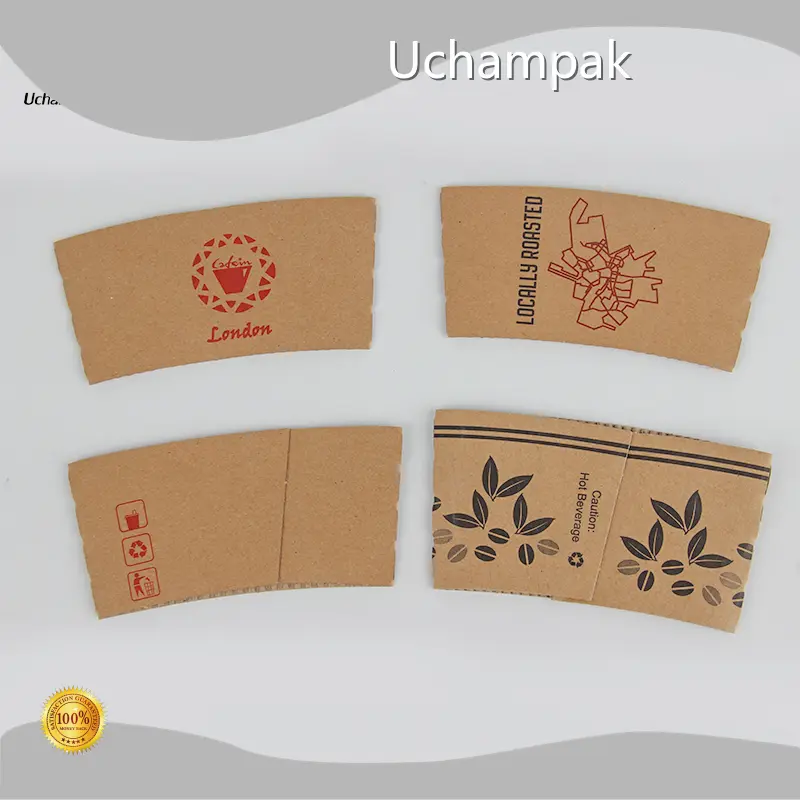 Personalised Coffee Sleeves - for Frozen Food Packaging - Uchampak 1