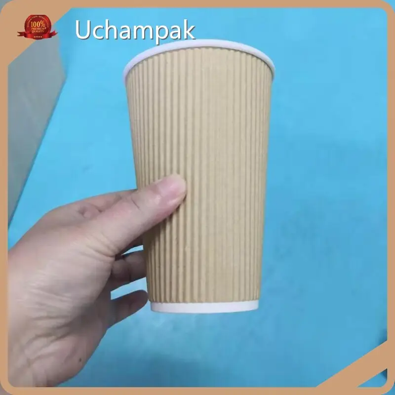 Uchampak Compostable Coffee Cups Compostable Coffee Cupsfactory 1