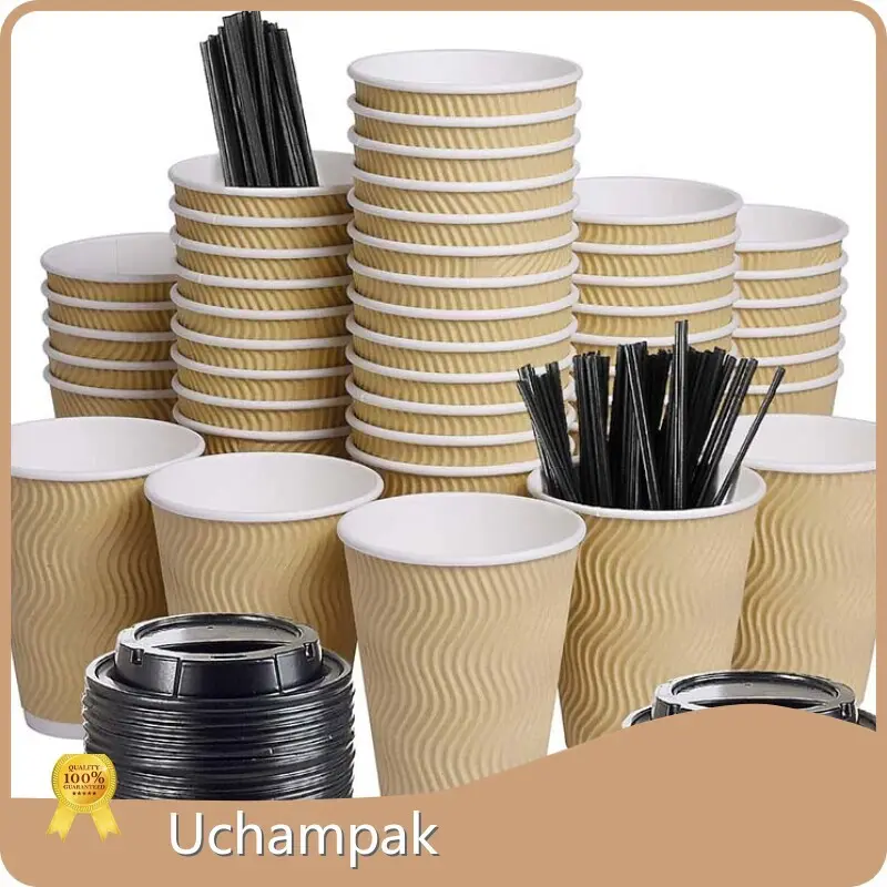 For Takeaway Food Packaging Coffee Sleeves Bulk by Uchampak 1