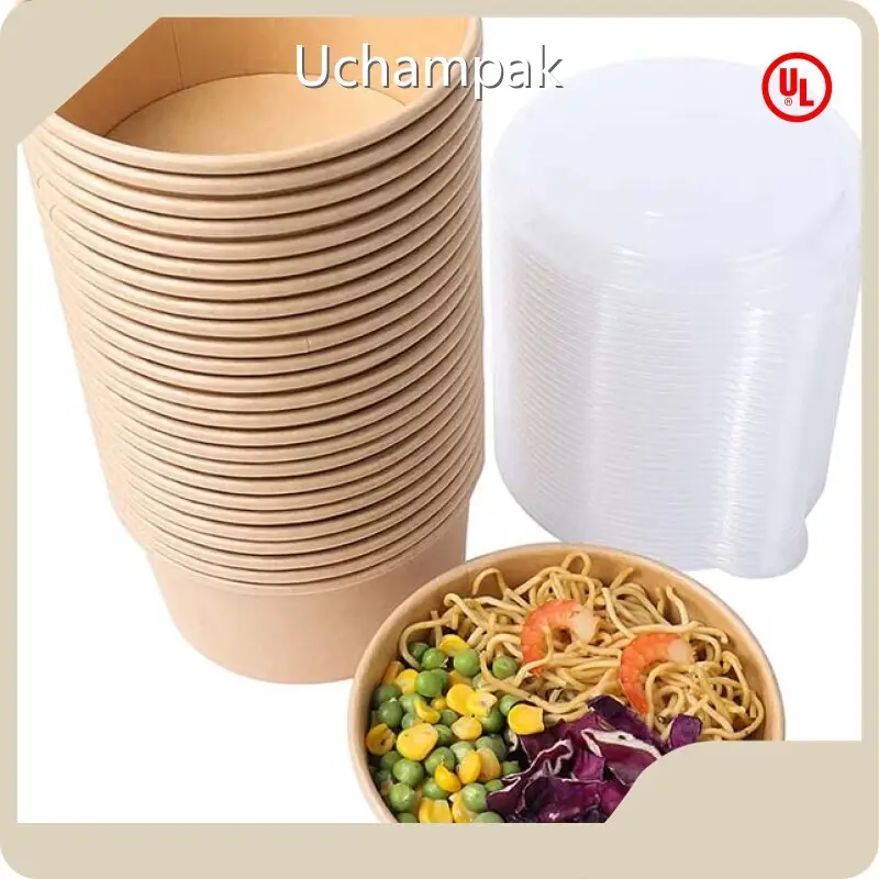 Contenitori per zuppa Kraft da 16 once di Uchampak 1
