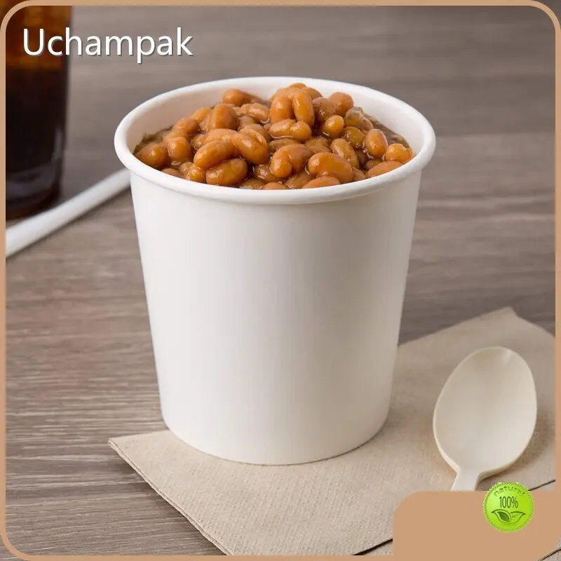 Safe to Use Disposable Soup Cups with Lids for Bakery 1