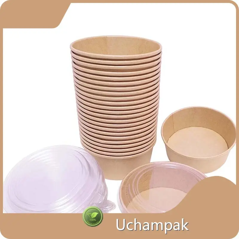 Custom White Paper Soup Cups with Custom Services for Fast Food 1