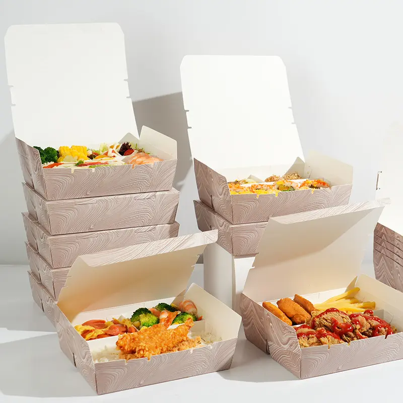 Brown Paper Boxes for Food Fast Food Boxes Wholesale - Uchampak 7