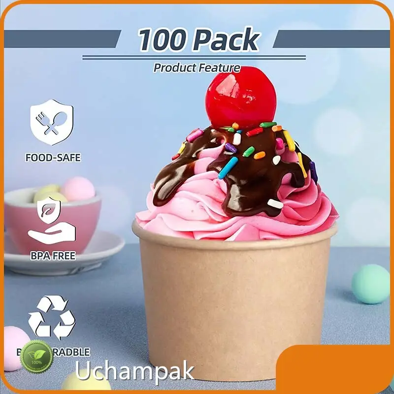 Paper Soup Cups with Lids Soup Containers Wholesale - Uchampak 1