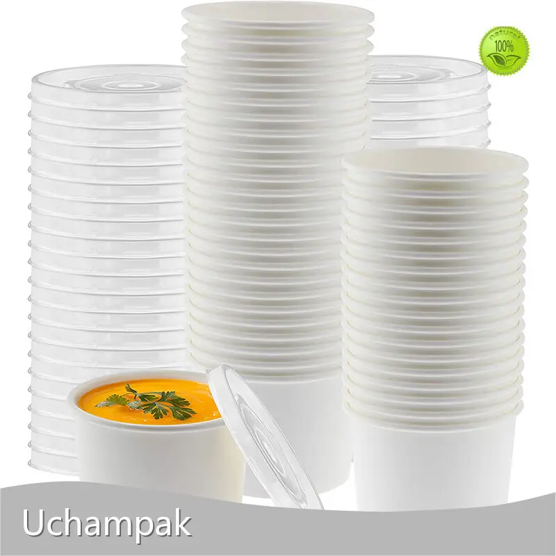 Uchampak Kraft Paper Soup Cup Kraft Paper Soup Cup Manufacturer 1