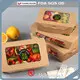 Meal & Bento Boxes Kraft Noodle Box for Food Packaging Supplier 1