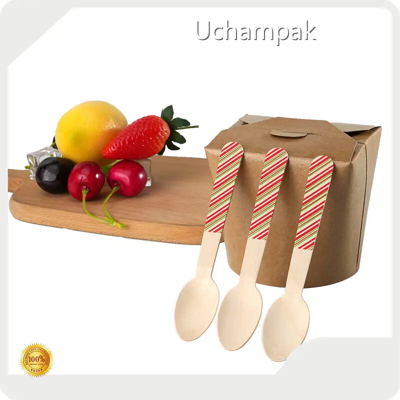Wooden Forks Disposable Cutlery Wholesale - Uchampak 1
