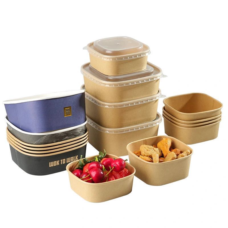 Uchampak Bulk Greaseproof Food Bowls – High-Quality Restaurant & Salad Bowls 1