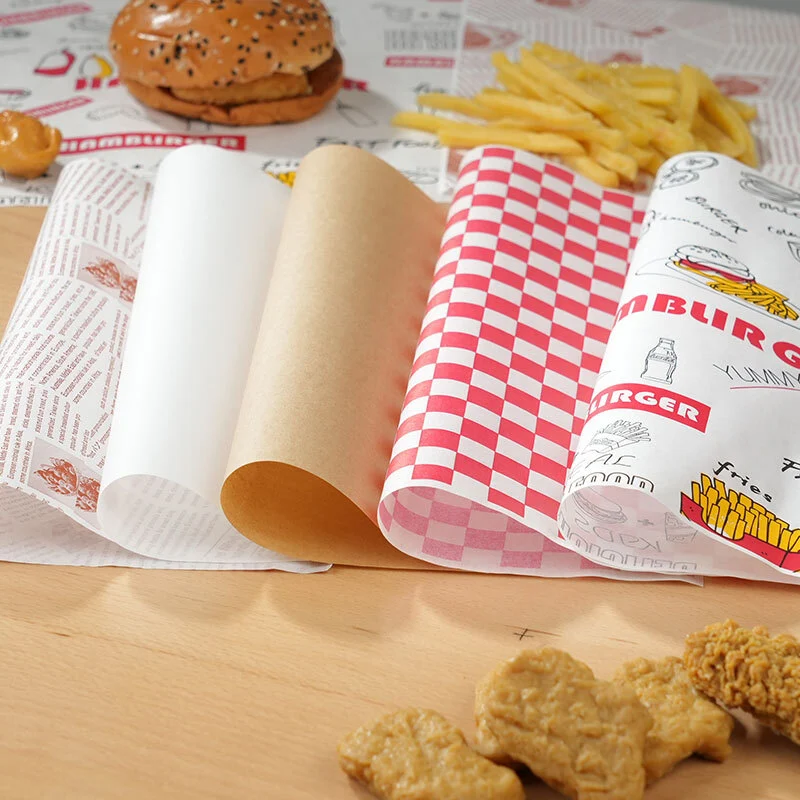Uchampak Custom Food Wrapping Paper – Disposable Greaseproof Sheets for Packaging 1