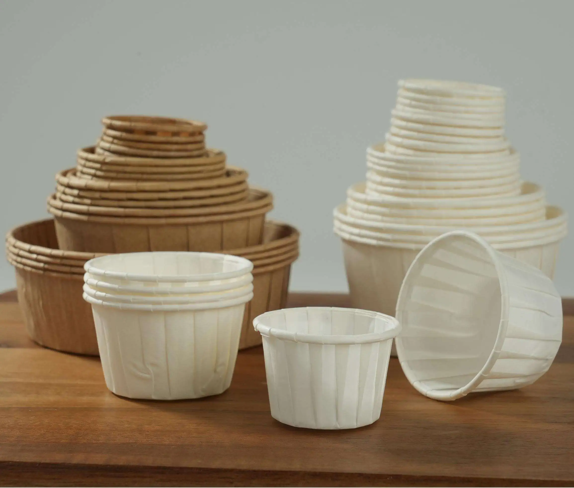 Uchampak Custom Disposable Sauce Cups – Greaseproof Dipping Cups for Restaurants 1