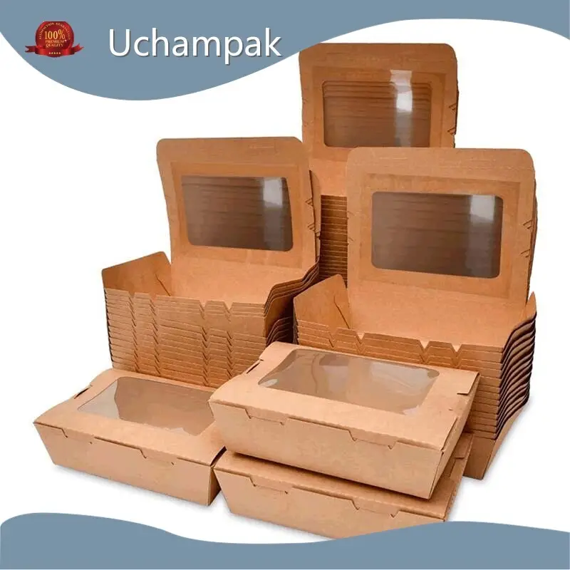 Uchampak Disposable Paper Meal Box Factory 1