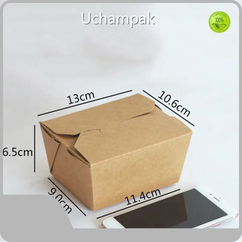 Uchampak Paper Lunch Boxes Wholesale Paper Lunch Boxes Wholesale Manufacturer 1