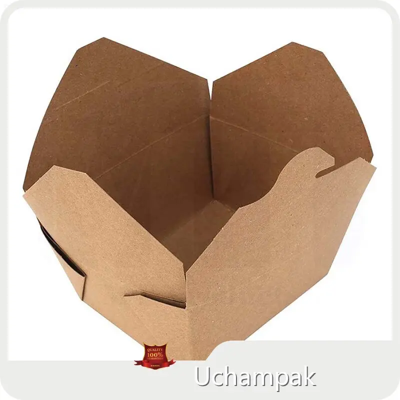 Uchampak Kraft Bento Box with Custom Services 1