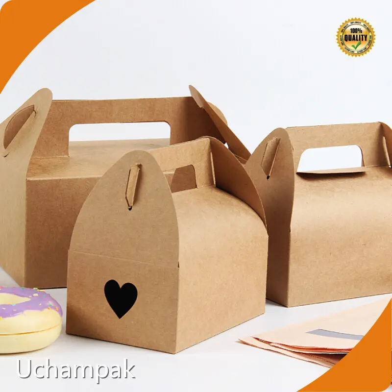 Square Cake Boxes with Window Fast Food Boxes Wholesale - Uchampak 1