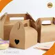 Square Cake Boxes with Window Fast Food Boxes Wholesale - Uchampak 1