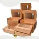 Factory Price Kraft Paper Bento Box Factory Direct Supply for Cafes 1