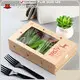 Food Packaging Boxes with Window - for Fine Dining - Uchampak 1