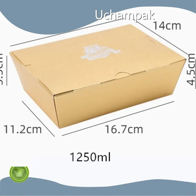 Uchampak Paper Lunch Box with Window Factory 1