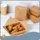 Safe to Use Kraft Paper Bento Box Manufacturing for Coffee Shops 1