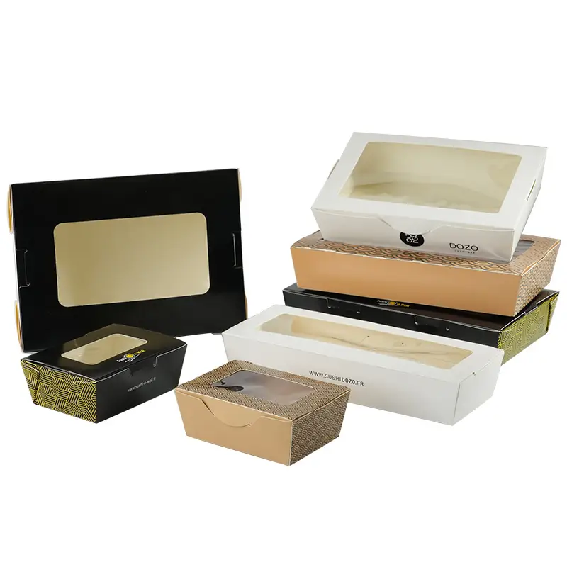 Bwat Manje Midi Papye Personnalisé Uchampak - Anbalaj Manje Rapid Ekolojik nan men Founisè Faktori 1