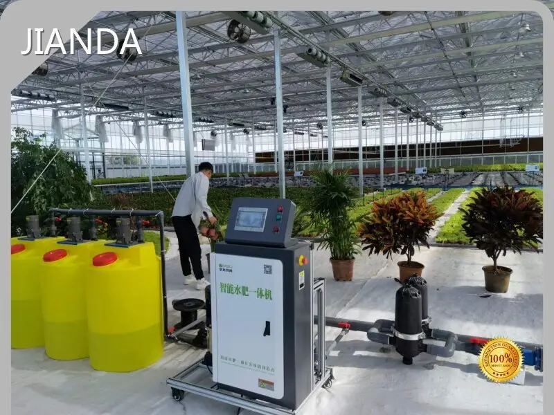 Venlo Glass Greenhouse 1500 Square Meter - - Jianda Greenhouse 1