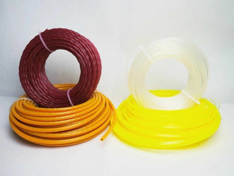 Universal String Trimmer Line 4mm 15m Grass Trimmer Line Round / Square Nylon Weed Eater String Line OEM Color Customized Length 1