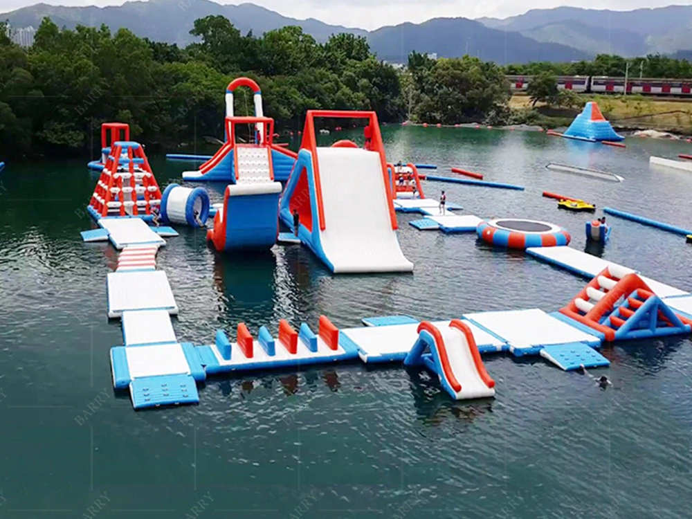 Impresionante parque acuático inflable Resort sobre el agua con Ce En15649 1