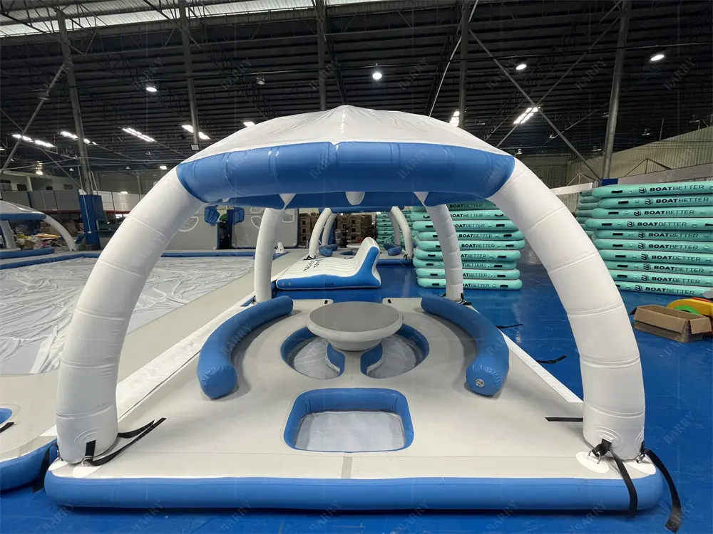 Inflatable Island for Lake Quality Assurance 5