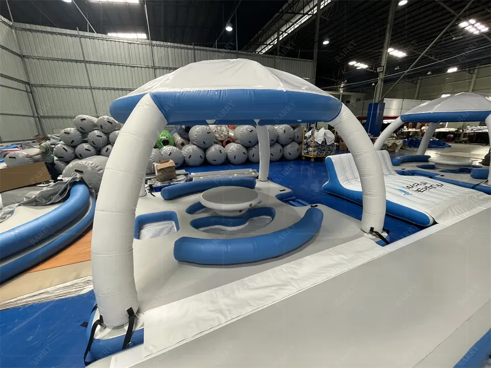 Inflatable Island for Lake Quality Assurance 4