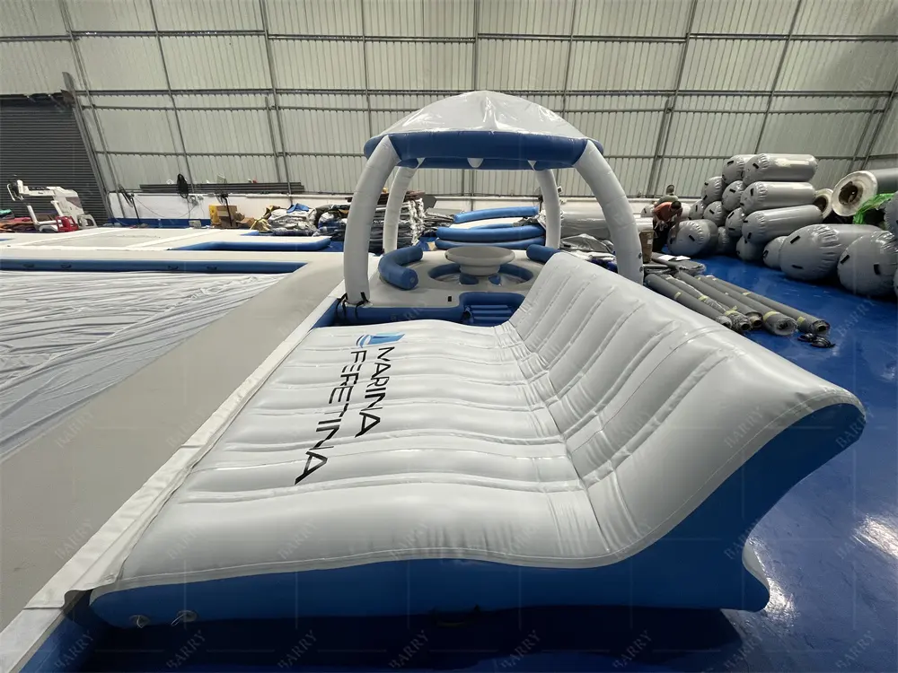 Inflatable Island for Lake Quality Assurance 2