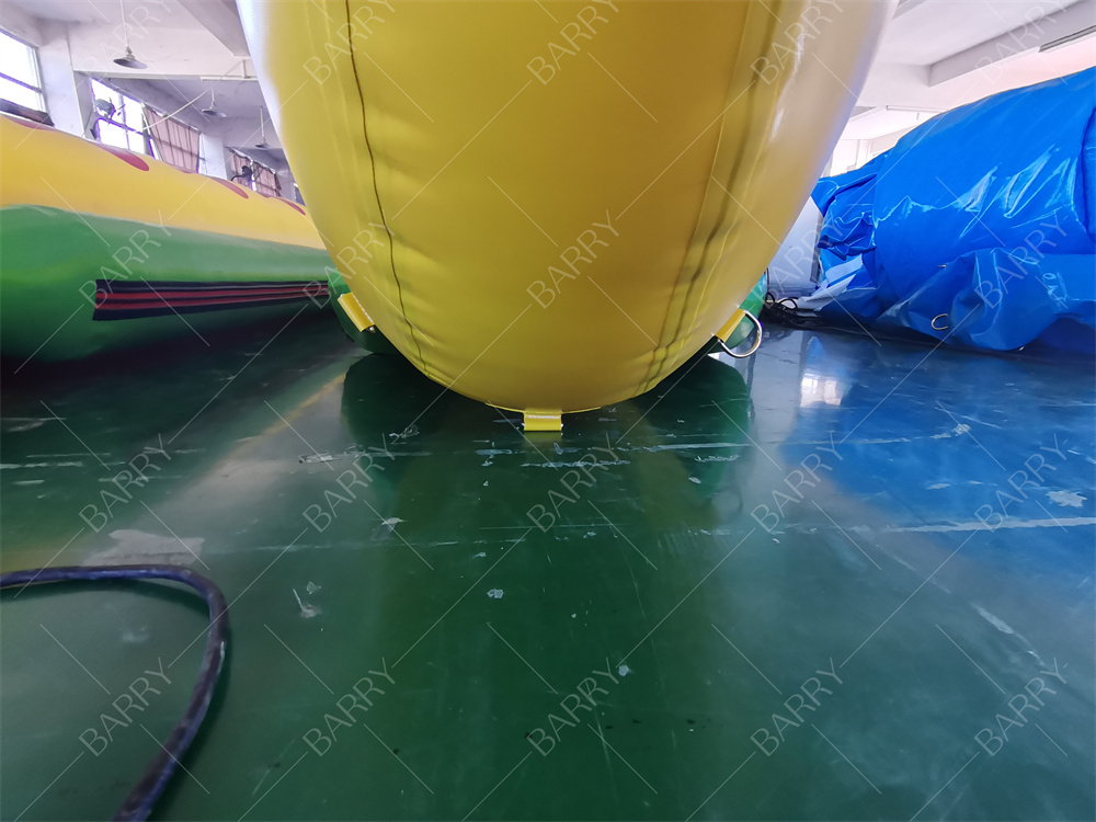 معدات الحديقة المائية الصيفية سفينة الموز الطائرة 5 ركاب قارب الموز القابل للنفخ