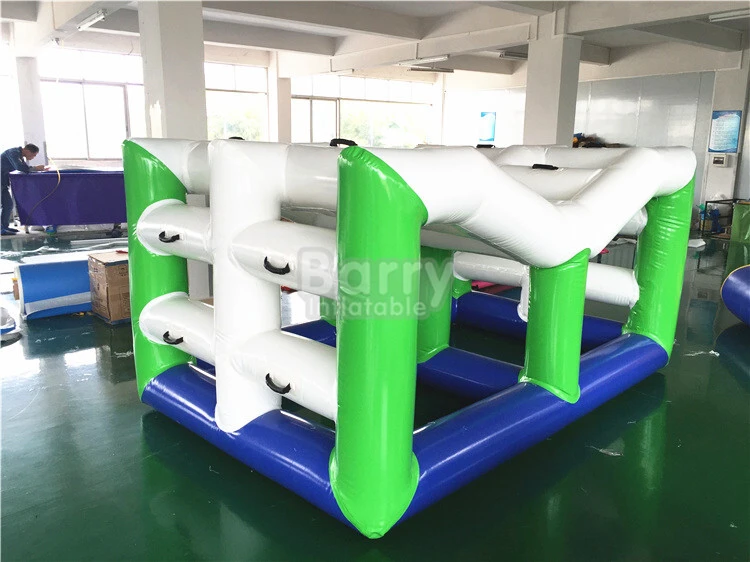 Muro de escalada de agua inflable flotante grande 1
