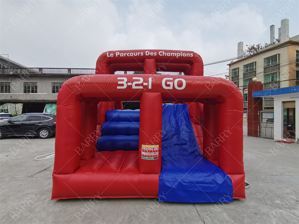 Carrera de obstáculos inflable gigante para niños, parque inflable a la venta, parque infantil inflable comercial, castillo, casa de rebote