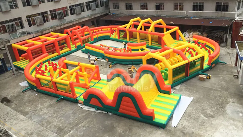 Factory Direct Inflatable Obstacle Course Swimming Pool Inflatable Obstacle Course Swimming Pool Company 4