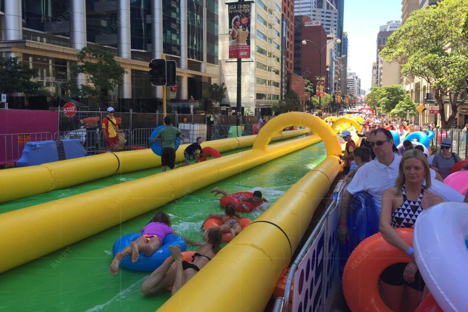 New Hot Sale Slide n slip Aqua Inflatable Water Slides to Slide the City for Adults