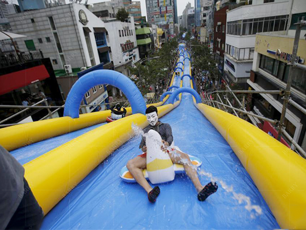 Blue Slip N Slide Inflatable Water Slide for Kids and Adults | Barry ...