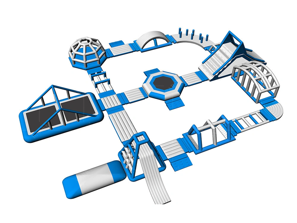Customized Aquatica Park Inflatable Challenge Water Park 1