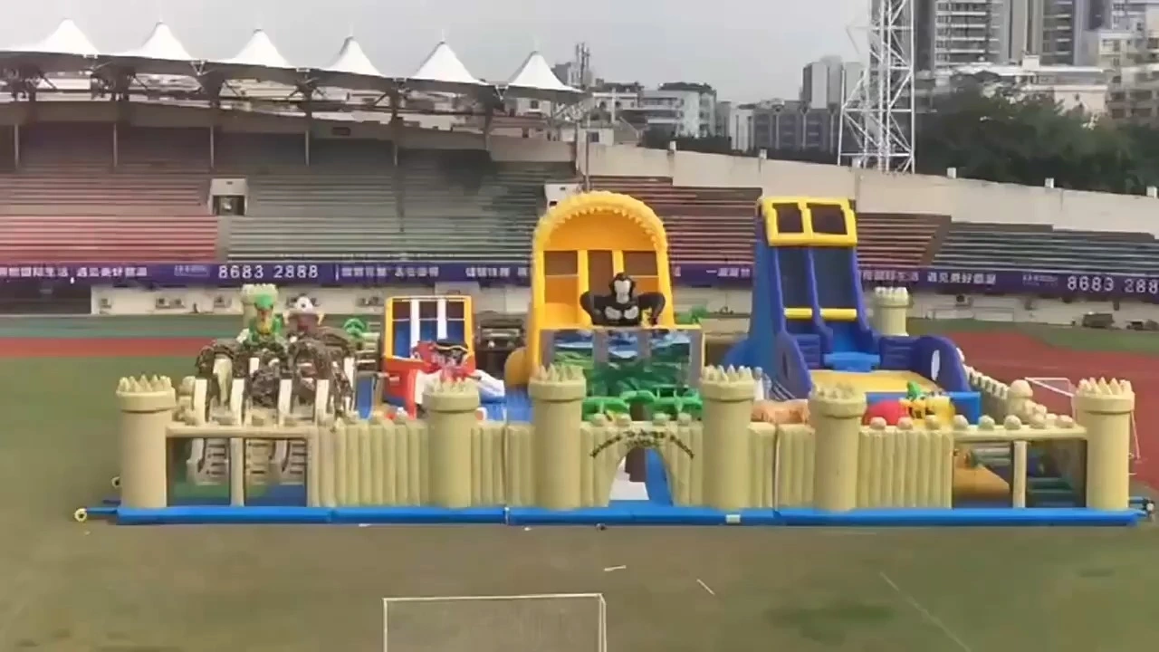Parque temático inflable de animales grandes para adultos - Barry inflable 1