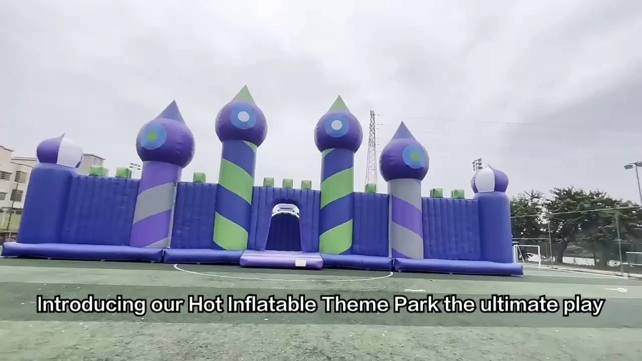 Fun Entertainment Mobile Giant Inflatable Indoor Theme Park 1