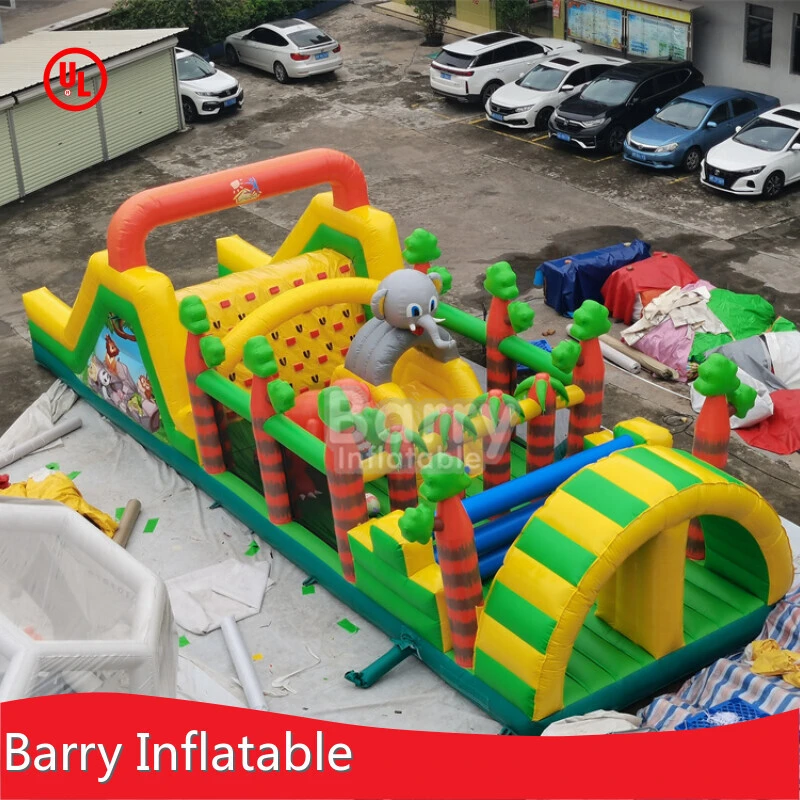 Inflatable Obstacle Course Run - - Barry Inflatable 1