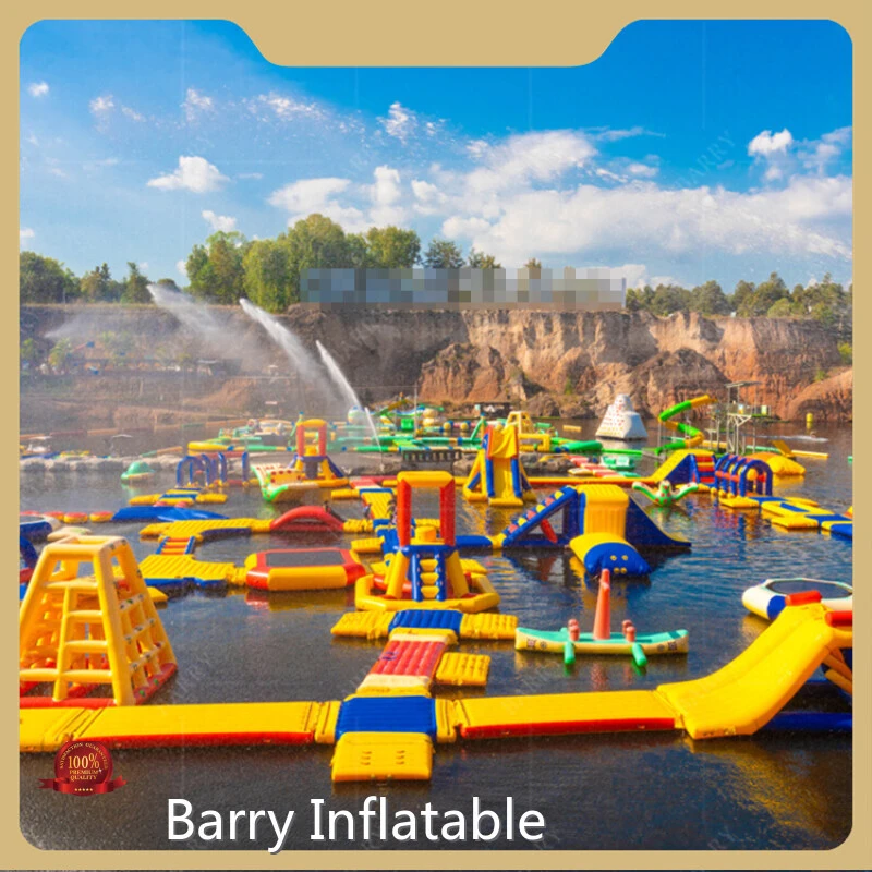 Huge Inflatable Water Park - - Barry Inflatable 1