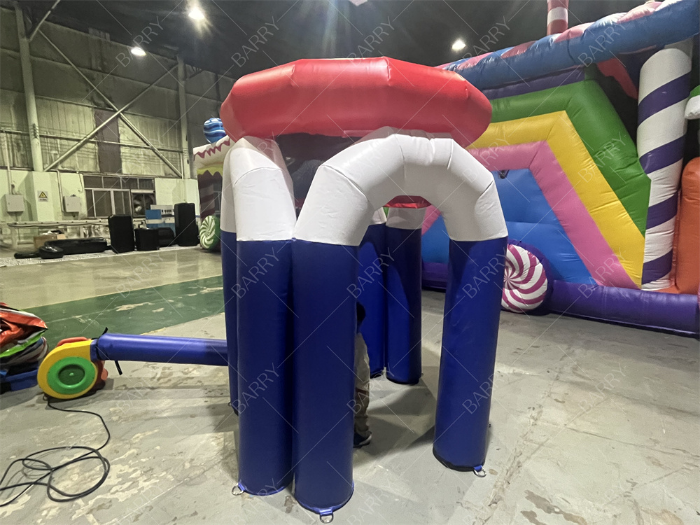 custom inflatable basketball hoop