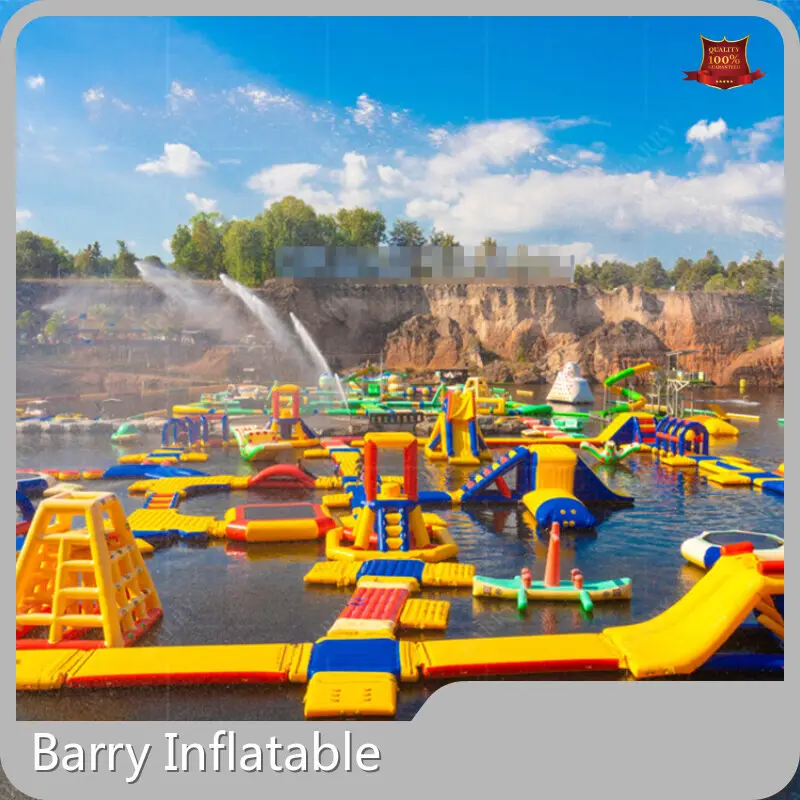Customized Lake Inflatable Water Park with Custom Services 1