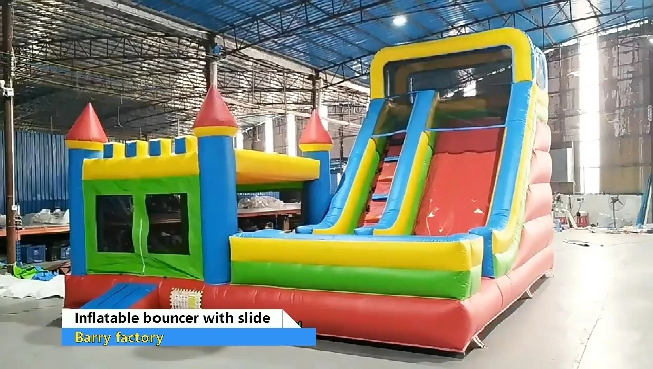 Amusement Park PVC قفز القفز القفز منزل مع شريحة 1