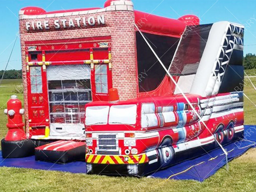 firetruck bounce house 1